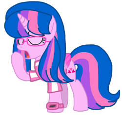 Size: 1072x1011 | Tagged: safe, artist:徐詩珮, oc, oc only, oc:hsu amity, alicorn, equine, fictional species, mammal, pony, feral, friendship is magic, hasbro, my little pony, eyes closed, female, horn, open mouth, simple background, solo, solo female, tail, tired, transparent background, watch, wings, yawning
