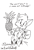 Size: 700x1015 | Tagged: safe, artist:eric w schwartz, oc, oc:gold (goldelite), canine, fox, mammal, anthro, 2006, aloha shirt, black and white, clothes, commission, dialogue, food, fruit, grayscale, holding object, looking at you, male, monochrome, pineapple, pointing, shirt, signature, solo, solo male, tail, talking, text, topwear, traditional art