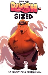 Size: 828x1280 | Tagged: safe, artist:bigbuttdonkey, bear, mammal, anthro, bottomwear, clothes, fat, hat, male, pants