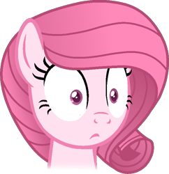 Size: 653x674 | Tagged: safe, artist:muhammad yunus, oc, oc only, oc:annisa trihapsari, earth pony, equine, fictional species, mammal, pony, feral, friendship is magic, hasbro, my little pony, female, hair, mane, pink eyes, pink hair, pink mane, simple background, solo, solo female, transparent background