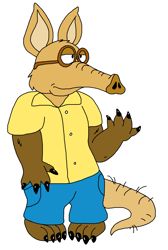 Size: 1121x1665 | Tagged: safe, artist:toonidae, arthur read (arthur), aardvark, mammal, anthro, arthur (series), pbs, 2d, male, simple background, solo, solo male, white background