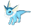 Size: 128x117 | Tagged: safe, artist:reactionimagesdaily, eeveelution, fictional species, mammal, vaporeon, feral, nintendo, pokémon, 3d, 3d animation, ambiguous gender, animated, blue body, blue fur, ear fins, ears, falling, fins, fish tail, fur, gif, low res, simple background, solo, solo ambiguous, tail, transparent background
