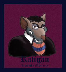 Size: 554x607 | Tagged: safe, artist:elphen, ratigan (the great mouse detective), mammal, rat, rodent, anthro, disney, the great mouse detective, 2d, bust, looking at you, male, solo, solo male