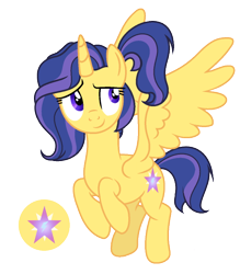 Size: 568x649 | Tagged: safe, artist:aurorasparklesentry, oc, oc only, oc:aurora sparkle, alicorn, equine, fictional species, mammal, pony, feral, hasbro, my little pony, 2021, cutie mark, eyelashes, feathered wings, feathers, female, horn, mare, simple background, smiling, solo, solo female, transparent background, wings