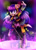 Size: 1280x1770 | Tagged: safe, artist:violetstardoesart, mina mongoose (sonic), mammal, mongoose, anthro, plantigrade anthro, archie sonic the hedgehog, sega, sonic the hedgehog (series), 2021, clothes, female, hair, purple hair, shoes, solo, solo female, tail