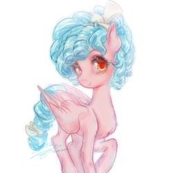Size: 640x640 | Tagged: safe, artist:crotty, cozy glow (mlp), equine, fictional species, mammal, pegasus, pony, friendship is magic, hasbro, my little pony, cute, female, filly, foal, solo, solo female, young