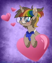 Size: 2605x3145 | Tagged: character needed, oc needed, safe, artist:108-zeroforce, artist:starshade, oc, oc only, equine, fictional species, mammal, pony, unicorn, base used, bow, cute, female, glasses, heart, high res, mare, round glasses, simple background, solo, solo female, starry eyes, wingding eyes