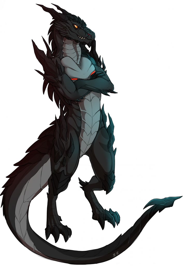 Anthropomorphic Dragon Art