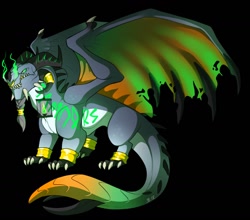 Size: 1280x1124 | Tagged: safe, artist:cultmastersleet, dragon, fictional species, reptile, scaled dragon, feral, ambiguous gender, digital art, solo, solo ambiguous, webbed wings, wings