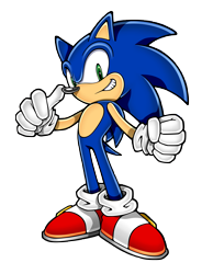 Size: 5421x7378 | Tagged: safe, artist:yuji uekawa, official art, sonic the hedgehog (sonic), hedgehog, mammal, anthro, sega, sonic the hedgehog (series), absurd resolution, blue body, blue fur, blue tail, clothes, digital art, fur, gloves, green eyes, grin, looking at you, male, quills, shoes, short tail, simple background, solo, solo male, tail, teeth, transparent background