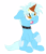 Size: 3400x4000 | Tagged: safe, artist:djdavid98, oc, oc only, oc:rin (wildbatpony), earth pony, equine, fictional species, mammal, pony, feral, friendship is magic, hasbro, my little pony, 2021, amber eyes, blue body, blue fur, collar, colored pupils, cutie mark, floppy ears, fluff, food, freckles, fruit, fur, hair, hooves, ice cream, ice cream cone, lemon, looking up, male, mane, raised leg, simple background, sitting, solo, solo male, spiked collar, spiky hair, tail, tail fluff, tongue, tongue out, transparent background, ych result