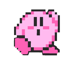 Size: 750x650 | Tagged: safe, kirby (kirby), fictional species, puffball (kirby), semi-anthro, kirby (series), nintendo, 3d, 3d model, digital art, kirby's adventure, male, model, model download at source, render, simple background, solo, solo male, transparent background