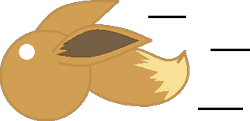Size: 317x154 | Tagged: safe, artist:mega-poneo, eevee, eeveelution, fictional species, mammal, ambiguous form, nintendo, pokémon, sega, sonic the hedgehog (series), 2021, ambiguous gender, ball, crossover, ears, low res, male, motion lines, rolling, simple background, solo, solo male, spin dash, tail, transparent background