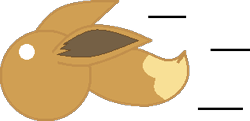 Size: 317x154 | Tagged: safe, artist:mega-poneo, eevee, eeveelution, fictional species, mammal, ambiguous form, nintendo, pokémon, sega, sonic the hedgehog (series), 2021, ball, crossover, ears, female, low res, motion lines, rolling, simple background, spin dash, tail, transparent background