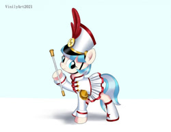 Size: 600x465 | Tagged: safe, artist:vinilyart, coco pommel (mlp), earth pony, equine, fictional species, mammal, pony, feral, friendship is magic, hasbro, my little pony, female, solo, solo female