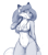 Size: 1758x1994 | Tagged: suggestive, artist:infinitedge, oc, oc:sheila vixen, canine, fox, mammal, 2019, arm behind head, belly button, big breasts, bikini, breasts, cleavage, cleavage fluff, clothes, dipstick tail, ears, female, fluff, frills, fur, gloves (arm marking), hair, hand on hip, long hair, looking at you, monochrome, pinup, simple background, smiling, smiling at you, solo, solo female, standing, swimsuit, tail, two toned body, vixen, white background