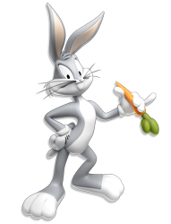 Size: 1586x2078 | Tagged: safe, artist:jcthornton, bugs bunny (looney tunes), lagomorph, mammal, rabbit, anthro, plantigrade anthro, cc by, creative commons, looney tunes, warner brothers, 2017, 3 toes, 3d, black eyes, buckteeth, carrot, cheek fluff, clothes, feet, fluff, food, fur, gloves, gray body, gray fur, head fluff, male, model, model download at source, multicolored fur, no iris, no pupils, paws, render, simple background, solo, solo male, teeth, transparent background, two toned body, two toned fur, vegetables, whiskers, white body, white fur