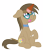 Size: 3400x4000 | Tagged: safe, artist:djdavid98, oc, oc only, oc:dawnsong, earth pony, equine, fictional species, mammal, pony, feral, friendship is magic, hasbro, my little pony, 2021, berry, brown body, brown fur, brown hair, choker, cutie mark, female, floppy ears, food, fruit, fur, glasses, hair, hooves, ice cream, ice cream cone, looking up, mane, purple eyes, raised leg, simple background, sitting, solo, solo female, strawberry, tail, tongue, tongue out, transparent background, ych result