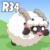 Size: 600x600 | Tagged: safe, artist:alfa995, fictional species, mammal, wooloo, feral, nintendo, pokémon, 2019, 2d, 2d animation, animated, digital art, ears, female, frame by frame, gif, hair, hooves, meta, open mouth, rolling, screaming, solo, solo female, tail, tongue, wool