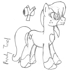 Size: 671x699 | Tagged: safe, artist:parclytaxel, oc, oc only, oc:honeyjack, earth pony, equine, fictional species, mammal, pony, feral, hasbro, my little pony, coat markings, cutie mark, female, freckles, hooves, line art, mare, monochrome, pencil drawing, smiling, solo, solo female, traditional art, unshorn fetlocks