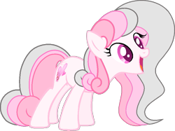 Size: 851x638 | Tagged: safe, artist:muhammad yunus, furbooru exclusive, oc, oc only, oc:princess blossom, earth pony, equine, fictional species, mammal, pony, feral, friendship is magic, hasbro, my little pony, cute, cutie mark, female, happy, mare, open mouth, simple background, smiling, solo, solo female, transparent background