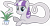 Size: 7753x4000 | Tagged: safe, artist:parclytaxel, twilight velvet (mlp), equine, fictional species, genie, genie pony, mammal, pony, unicorn, feral, friendship is magic, hasbro, my little pony, .svg available, absurd resolution, female, flower pot, looking at you, lying down, mare, monthly reward, plant, pointing, potted plant, prone, simple background, smiling, solo, solo female, transparent background, vector