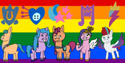 Size: 1600x810 | Tagged: safe, artist:jimmythenerd, hitch trailblazer (mlp), izzy moonbow (mlp), pipp petals (mlp), sunny starscout (mlp), zipp storm (mlp), earth pony, equine, fictional species, mammal, pegasus, pony, unicorn, hasbro, my little pony, my little pony g5, spoiler, spoiler:my little pony g5, female, male, mane five (mlp g5)