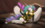 Size: 1200x738 | Tagged: safe, artist:sunny way, princess celestia (mlp), alicorn, equine, fictional species, horse, mammal, pony, anthro, friendship is magic, hasbro, my little pony, 2022, anthrofied, artwork, bed, digital art, fan, fancy, feathered fan, feathers, female, horn, hot, mare, patreon reward, solo, solo female, thick, wings