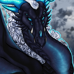Size: 500x500 | Tagged: safe, dragon, fictional species, feral, 1:1, bust, commission, low res, painting, portrait