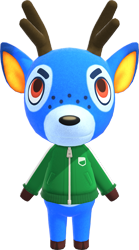 Size: 735x1319 | Tagged: safe, official art, bam (animal crossing), cervid, deer, mammal, semi-anthro, animal crossing, animal crossing: new horizons, nintendo, 3d, digital art, male, solo, solo male, ungulate