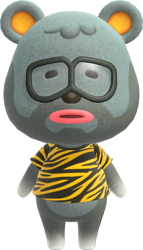 Size: 564x984 | Tagged: safe, official art, bear, mammal, semi-anthro, animal crossing, animal crossing: new horizons, nintendo, 3d, barold (animal crossing), cub, digital art, male, solo, solo male, young