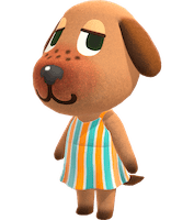 Size: 177x200 | Tagged: safe, official art, bea (animal crossing), beagle, canine, dog, mammal, semi-anthro, animal crossing, animal crossing: new horizons, nintendo, female, low res, solo, solo female