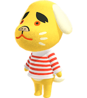 Size: 177x200 | Tagged: safe, official art, canine, dog, labrador, mammal, semi-anthro, animal crossing, animal crossing: new horizons, nintendo, 3d, benjamin (animal crossing), digital art, low res, male, solo, solo male