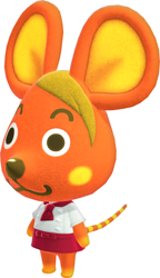 Size: 1124x1949 | Tagged: safe, official art, bettina (animal crossing), mammal, mouse, rodent, semi-anthro, animal crossing, animal crossing: new horizons, nintendo, female, solo, solo female