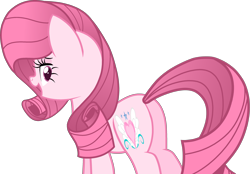 Size: 3229x2245 | Tagged: safe, artist:muhammad yunus, oc, oc only, oc:annisa trihapsari, earth pony, equine, fictional species, mammal, pony, feral, friendship is magic, hasbro, my little pony, adorasexy, annibutt, base used, butt, cute, female, high res, looking at you, looking back, looking back at you, mare, medibang paint, open mouth, sexy, simple background, solo, solo female, transparent background, vector