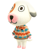 Size: 177x200 | Tagged: safe, official art, bones (animal crossing), beagle, canine, dog, mammal, semi-anthro, animal crossing, animal crossing: new horizons, nintendo, 3d, digital art, low res, male, simple background, solo, solo male, transparent background, vizsla