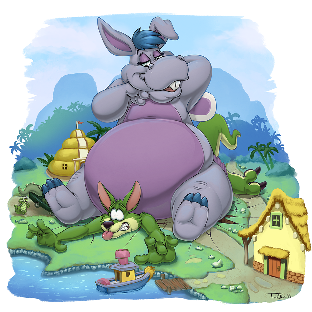 Haha the Animatronic Hippo by TheFoxPrince11 -- Fur Affinity [dot] net