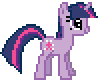 Size: 98x80 | Tagged: artist needed, source needed, safe, twilight sparkle (mlp), equine, fictional species, mammal, pony, unicorn, friendship is magic, hasbro, my little pony, animated, desktop ponies, female, gif, mare, pixel animation, pixel art, simple background, solo, solo female, standing, transparent background