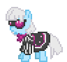 Size: 96x90 | Tagged: artist needed, source needed, safe, photo finish (mlp), earth pony, equine, fictional species, mammal, pony, feral, friendship is magic, hasbro, my little pony, animated, female, gif, low res, magic, mare, pixel animation, pixel art, simple background, solo, solo female, transparent background