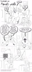 Size: 1598x3557 | Tagged: safe, artist:forestdalecomic, hare, lagomorph, mammal, anthro, brother, brother and sister, comic strip, couch, daughter, family, father, father and child, father and daughter, father and son, female, glasses, group, high res, husband, husband and wife, male, mother, mother and child, mother and daughter, mother and son, round glasses, siblings, sister, sitting, son, wife