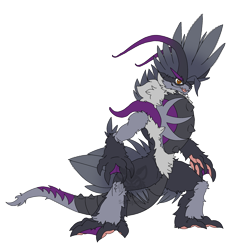 Size: 3000x3000 | Tagged: safe, artist:sorajona, oc, oc only, oc:aiden, dragon, fictional species, koraidon, legendary pokémon, lizard, reptile, anthro, nintendo, pokémon, spoiler:pokémon gen 9, spoiler:pokémon scarlet and violet, blep, chest fluff, chonk, claws, feathers, fluff, male, muscles, muscular male, paradox pokémon, past pokémon, pokemon scarlet, pokesona, solo, solo male, standing, stompers, tail, tail fluff, tongue, tongue out