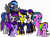 Size: 5924x4358 | Tagged: safe, artist:mrstheartist, oc, oc only, oc:knifeth storm, oc:ponyseb 2.0, oc:rainbow scarlett, oc:ruby belle, oc:sapphire moon, oc:seb the pony, oc:viola love, alicorn, equine, fictional species, mammal, pegasus, pony, feral, friendship is magic, hasbro, my little pony, absurd resolution, base used, couple, family, father, father and child, female, filly, foal, group, group photo, huge family, looking at you, male, mare, mother, mother and child, parent:oc: ponyseb 2.0, parent:oc:sapphire moon, parent:oc:seb the pony, parent:oc:viola love, parent:sebmoon, parent:violaseb (oc), sebmoon (oc), show accurate, simple background, stallion, transparent background, violaseb's family, young