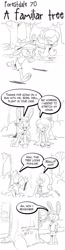 Size: 885x3392 | Tagged: safe, artist:forestdalecomic, bird, hare, lagomorph, mammal, songbird, sparrow, anthro, bandanna, clothes, comic strip, duo, female, flying, male, running
