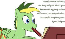 Size: 2670x1597 | Tagged: safe, artist:didgereethebrony, oc, oc only, oc:didgeree, equine, fictional species, mammal, pegasus, pony, feral, friendship is magic, hasbro, my little pony, letter, male, pencil, simple background, solo, solo male, transparent background, writing