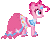 Size: 114x88 | Tagged: safe, pinkie pie (mlp), equine, mammal, pony, friendship is magic, hasbro, my little pony, animated, gala dress, pixel animation, pixel art, standing