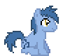 Size: 90x80 | Tagged: safe, noteworthy (mlp), equine, mammal, pony, friendship is magic, hasbro, my little pony, sitting
