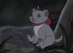 Size: 1280x934 | Tagged: safe, artist:squishy-paws, marie (the aristocats), cat, feline, mammal, disney, the aristocats, female, kitten, solo, solo female, young