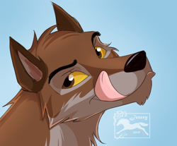 Size: 1652x1368 | Tagged: safe, artist:jenery, balto (balto), canine, dog, hybrid, mammal, wolf, wolfdog, feral, balto (series), universal pictures, 2d, bust, front view, looking at you, male, solo, solo male, three-quarter view