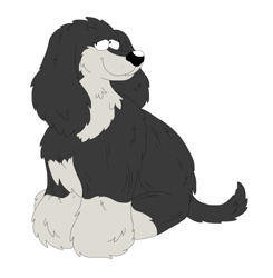 Size: 5368x5480 | Tagged: safe, artist:toonidae, afghan hound, canine, dog, mammal, feral, 2d, absurd resolution, ambiguous gender, front view, looking at you, simple background, solo, solo ambiguous, three-quarter view, white background