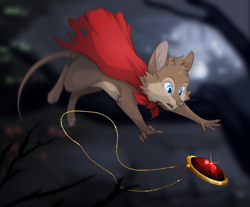 Size: 2300x1900 | Tagged: safe, artist:reysi, mrs. brisby (the secret of nimh), mammal, mouse, rodent, semi-anthro, sullivan bluth studios, the secret of nimh, 2d, amulet, female, field mouse, murine, scene interpretation, solo, solo female